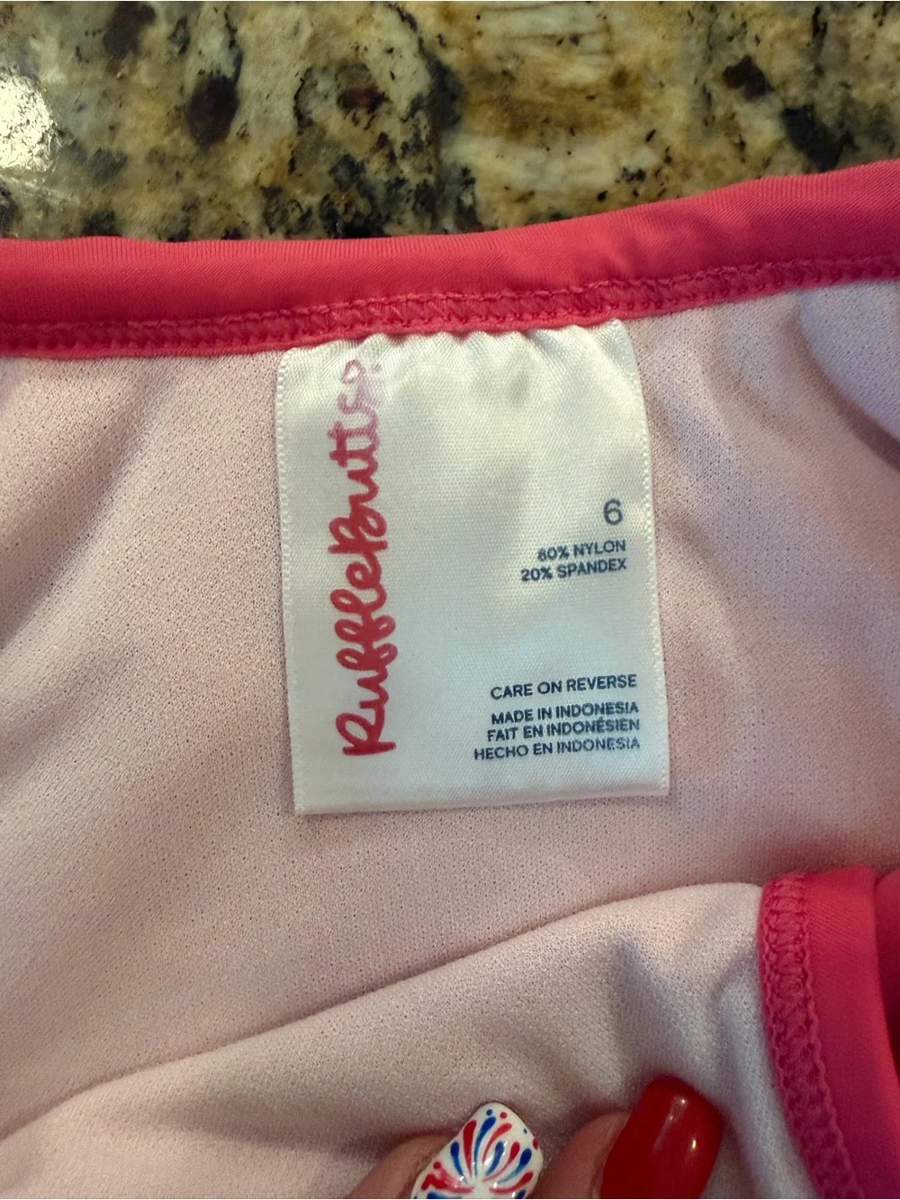 Ruffle Butts- girls Bathing suits- size 6